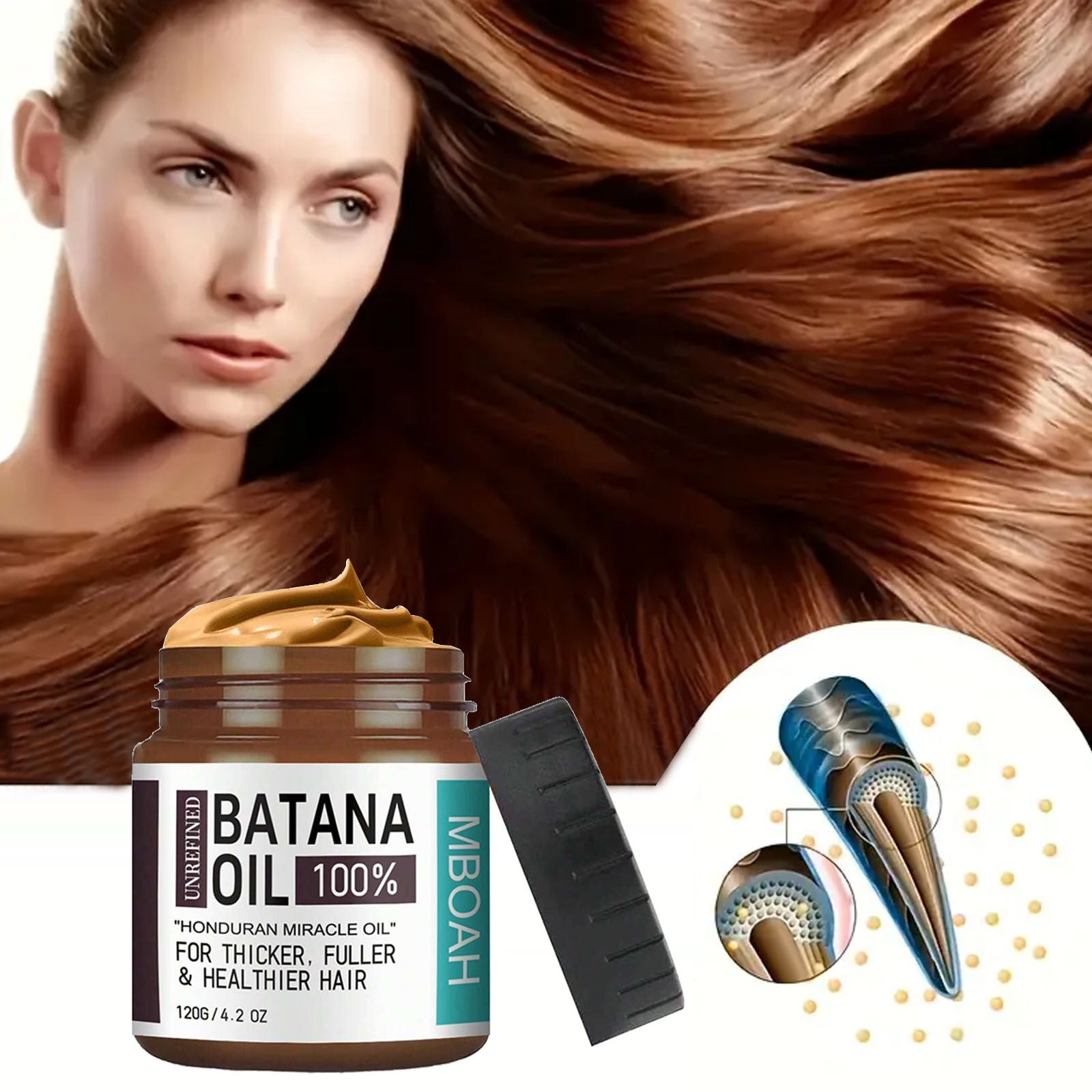 Deluxe Batana Root Oil for Thicker, Healthier Hair