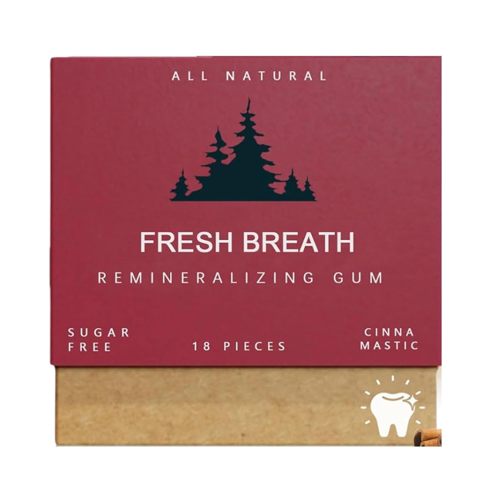Remineralizing Oral Care Gum for Fresh Breath