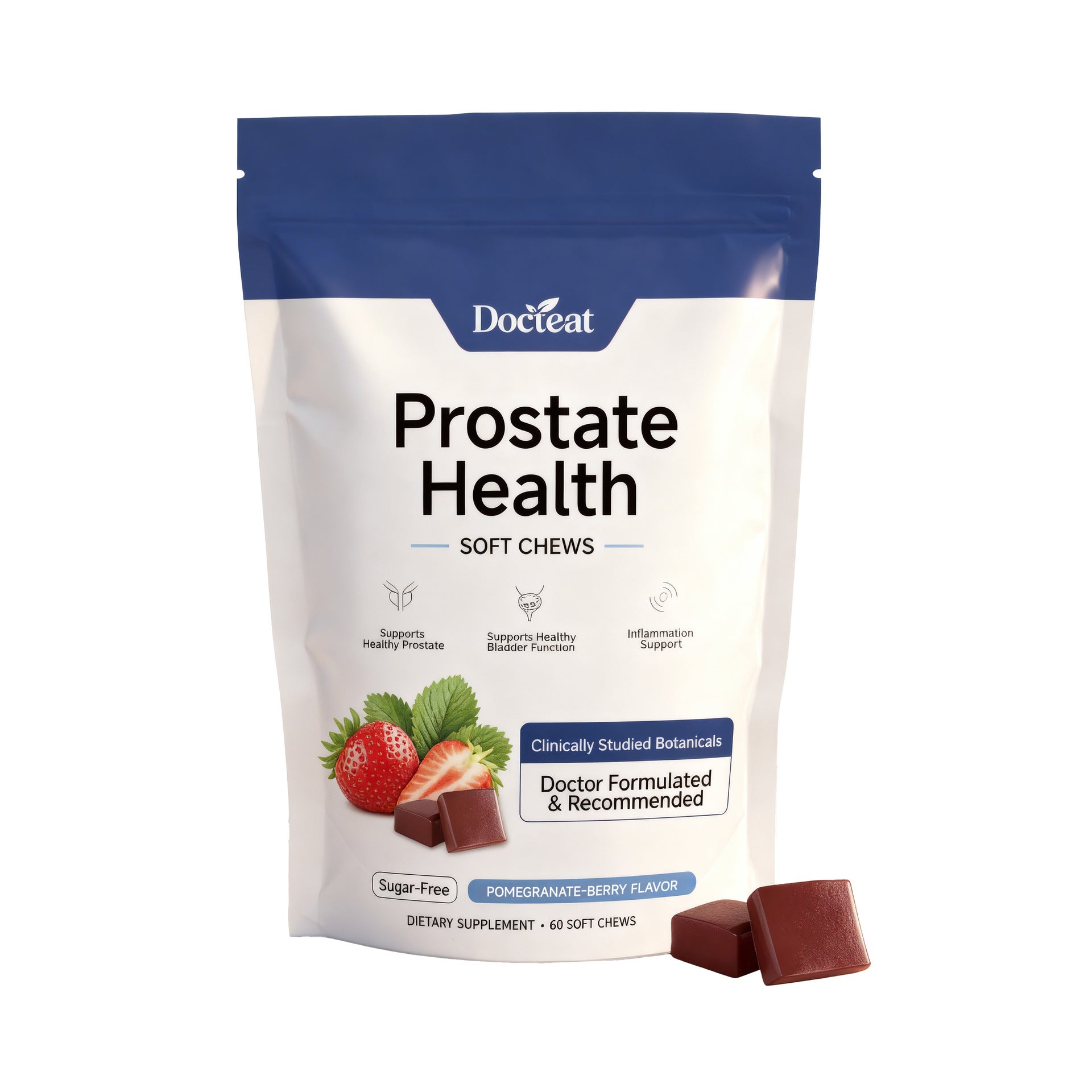 Men's Sugar-Free Berry Gut Health & Dietary Gummies
