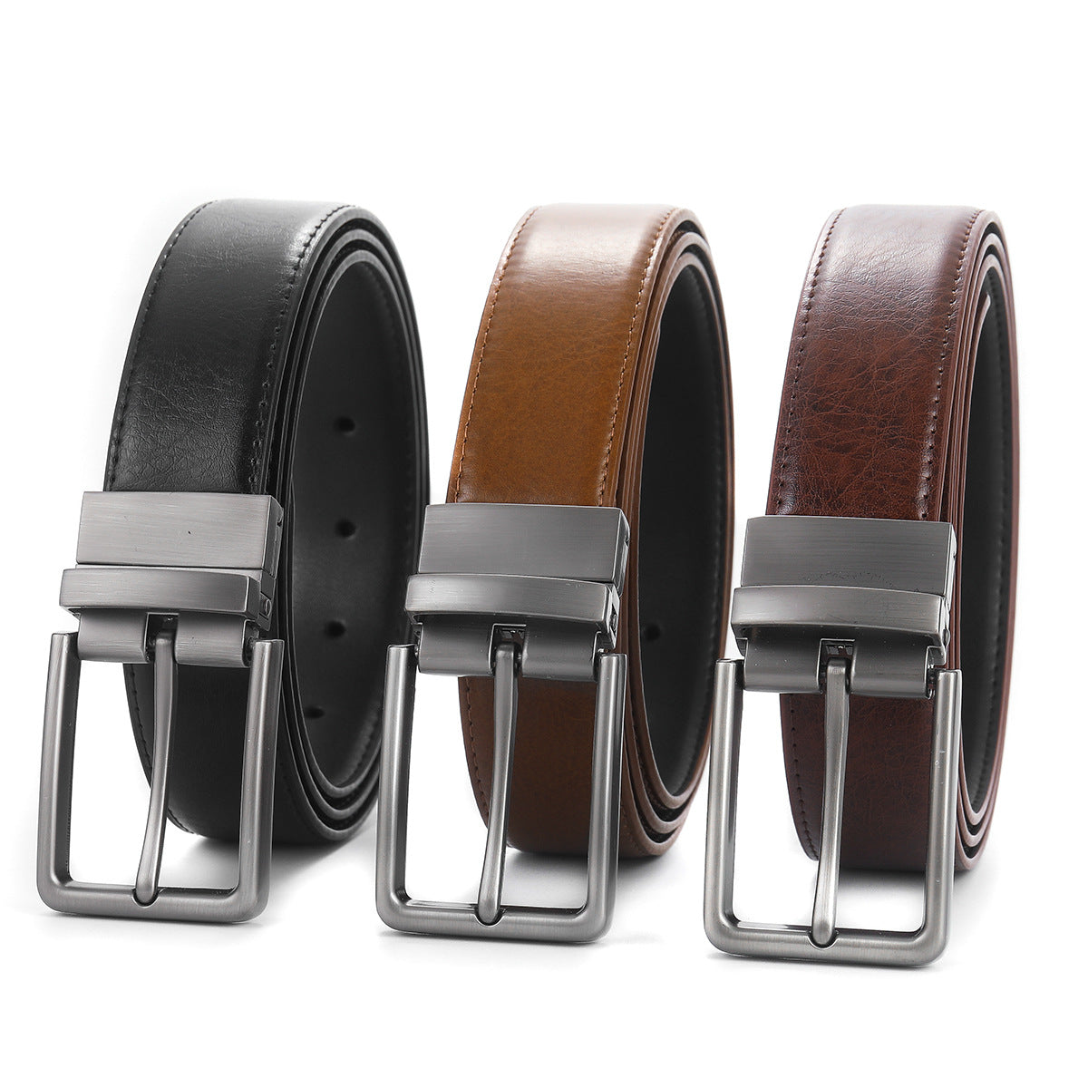 Men's Authentic Business Two-layer Cowhide Belt
