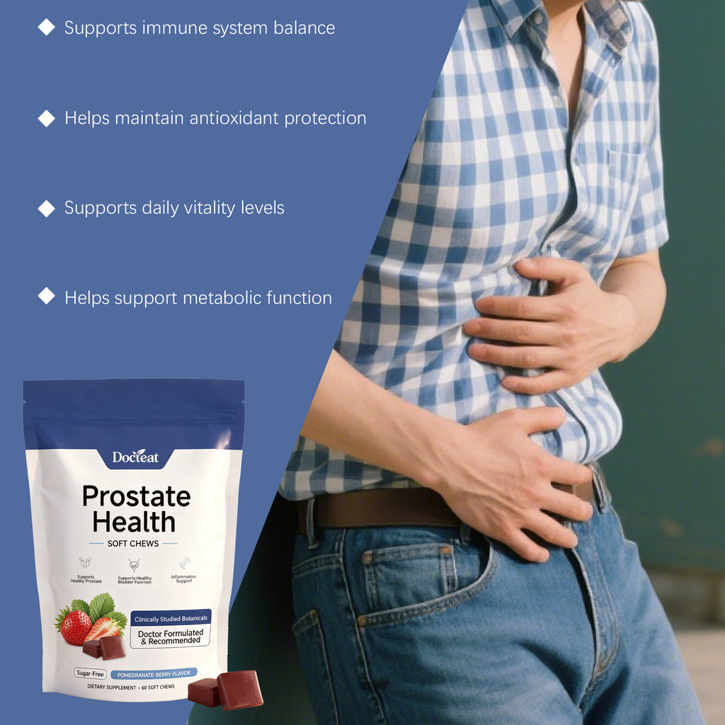 Men's Sugar-Free Berry Gut Health & Dietary Gummies