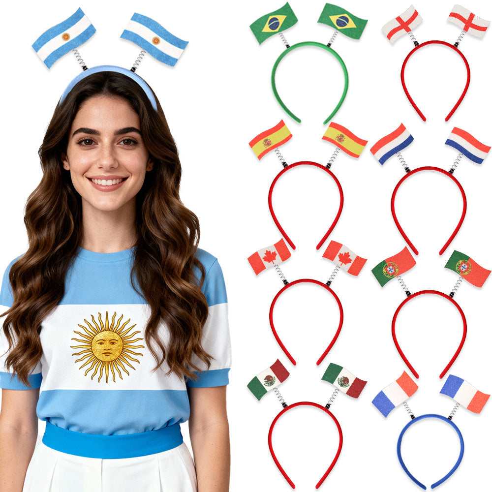 Countries Flag Headband World Cup