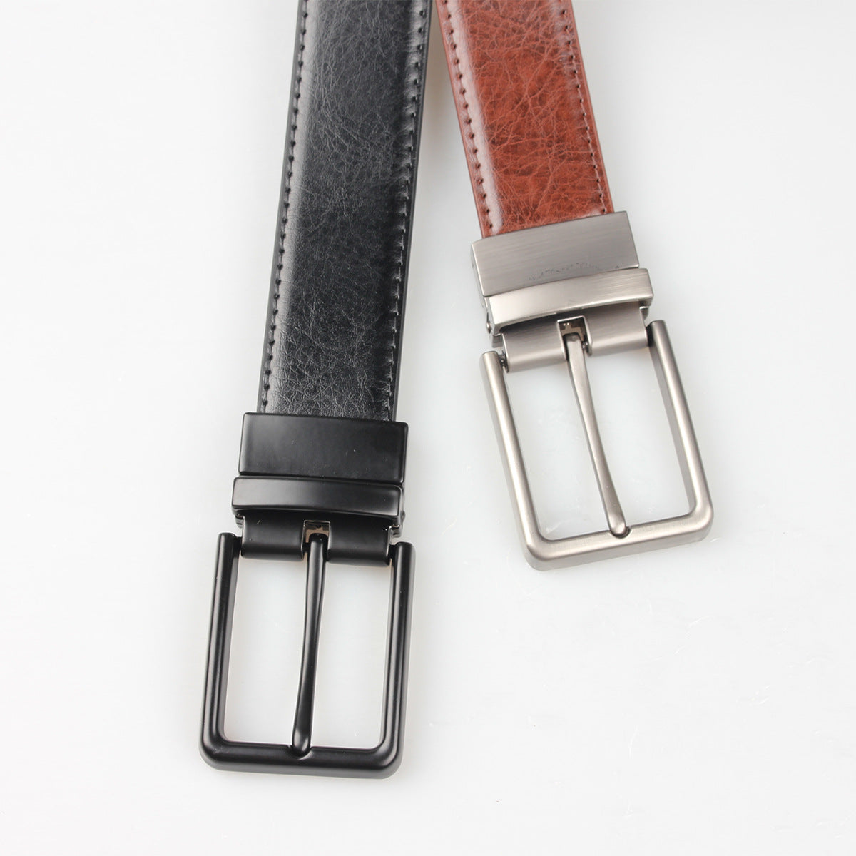 Men's Authentic Business Two-layer Cowhide Belt
