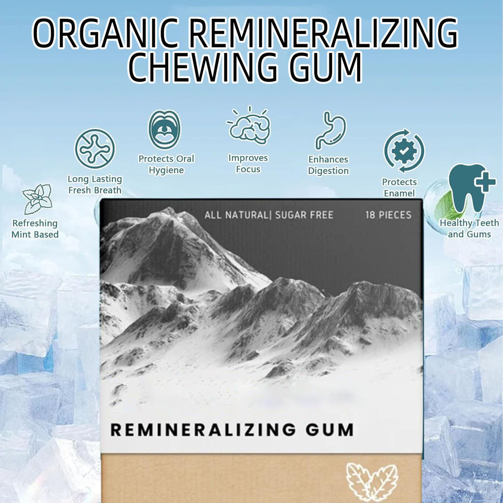 Remineralizing Oral Care Gum for Fresh Breath