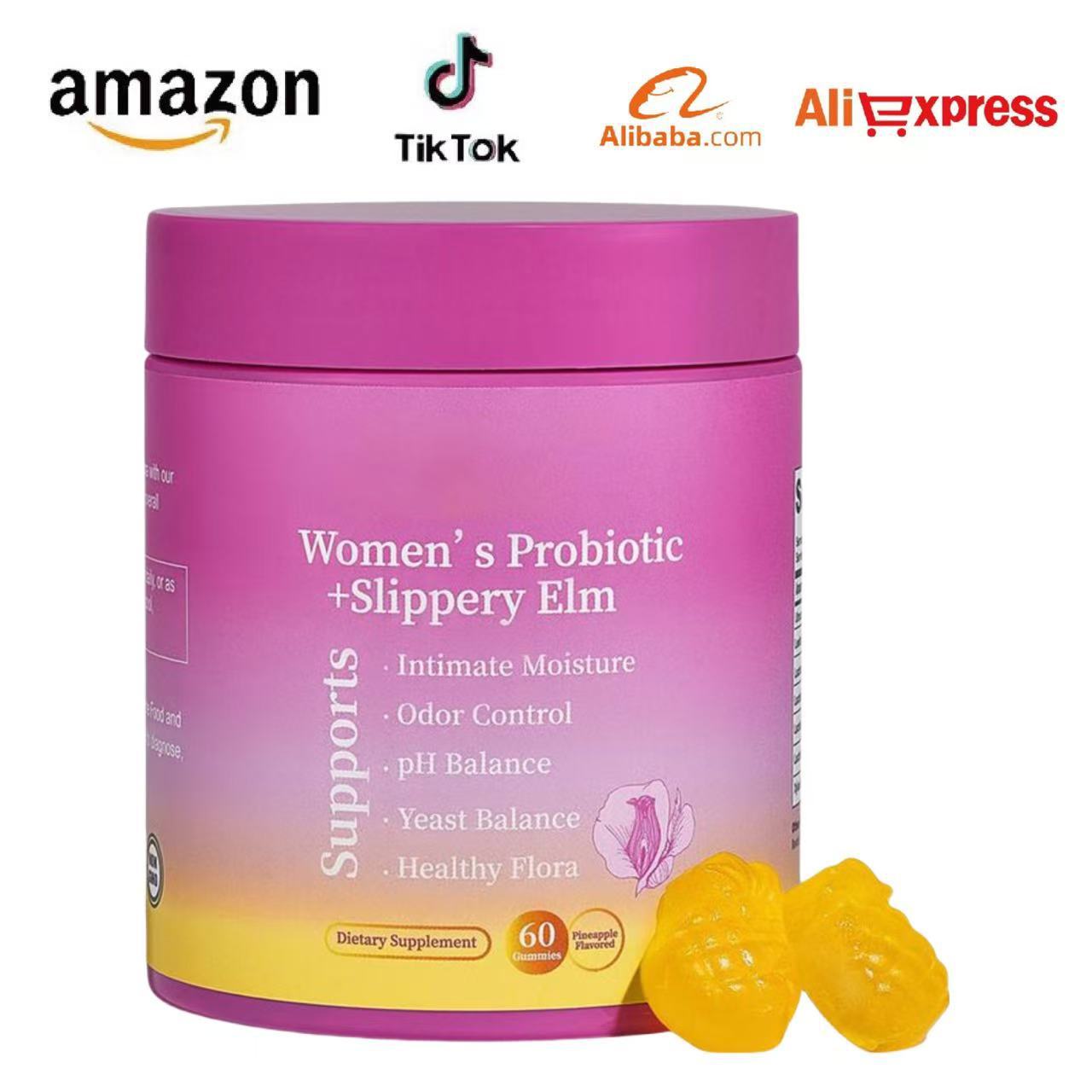 Women's Premium Probiotic Pineapple Flavored Gummies