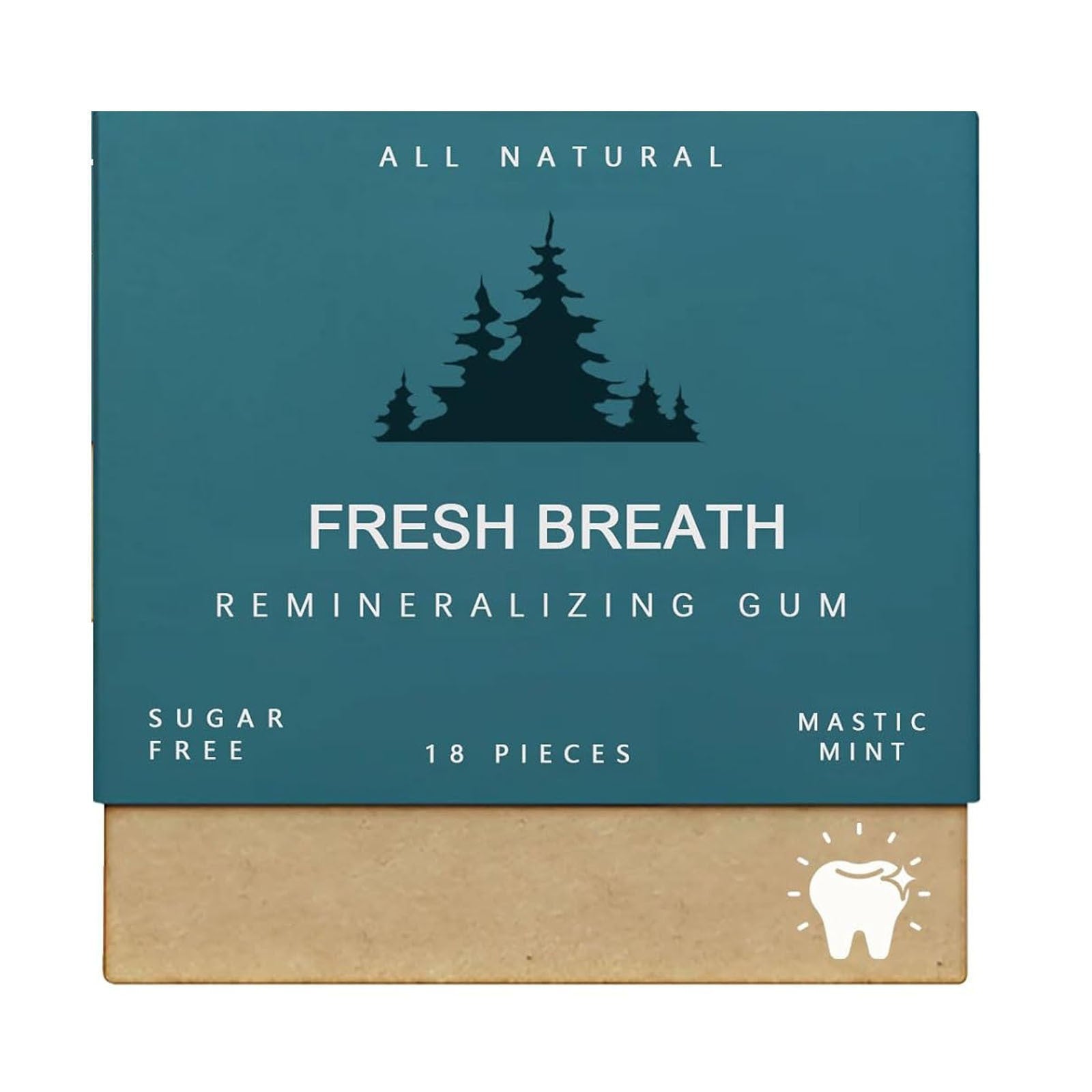 Remineralizing Oral Care Gum for Fresh Breath