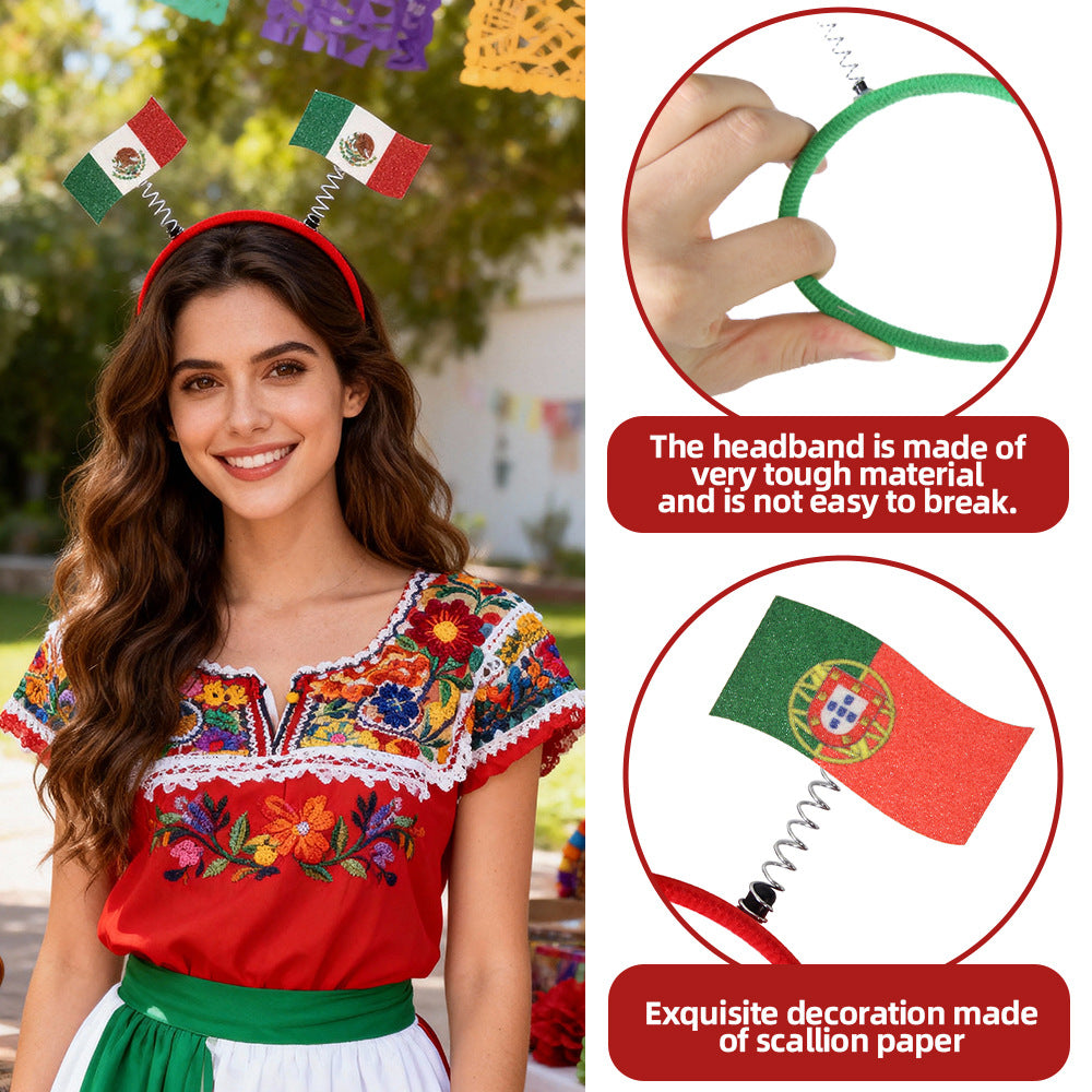 Countries Flag Headband World Cup