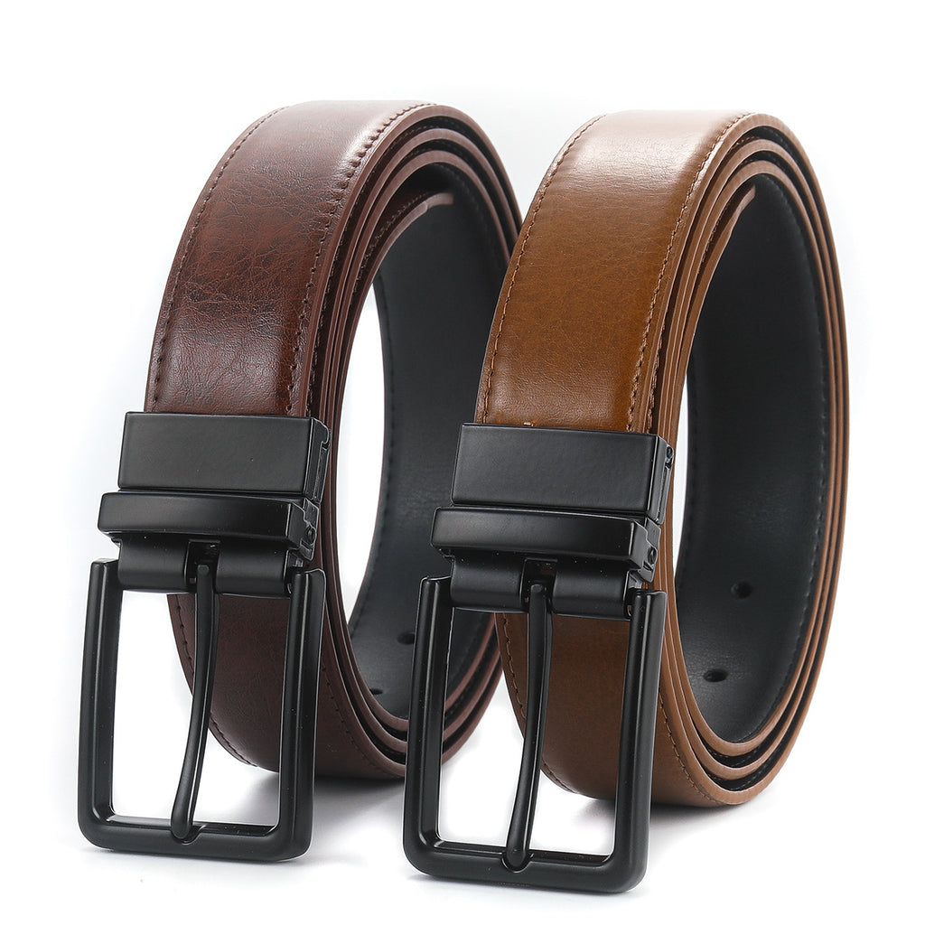 Men's Authentic Business Two-layer Cowhide Belt