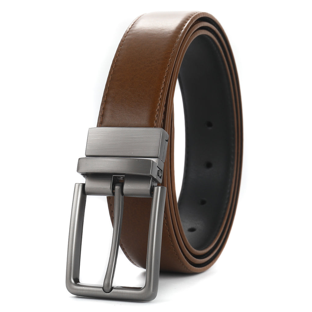 Men's Authentic Business Two-layer Cowhide Belt