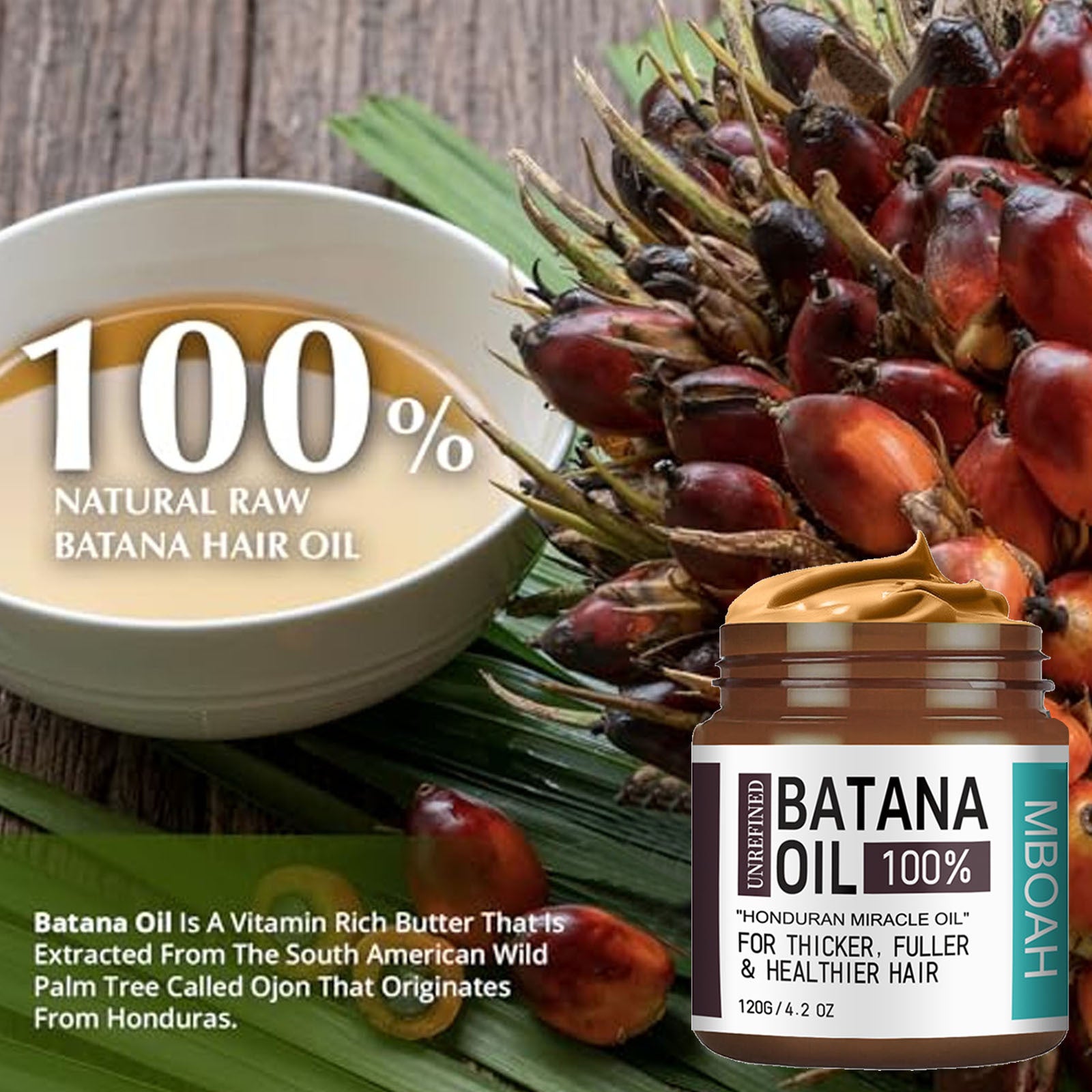 Deluxe Batana Root Oil for Thicker, Healthier Hair